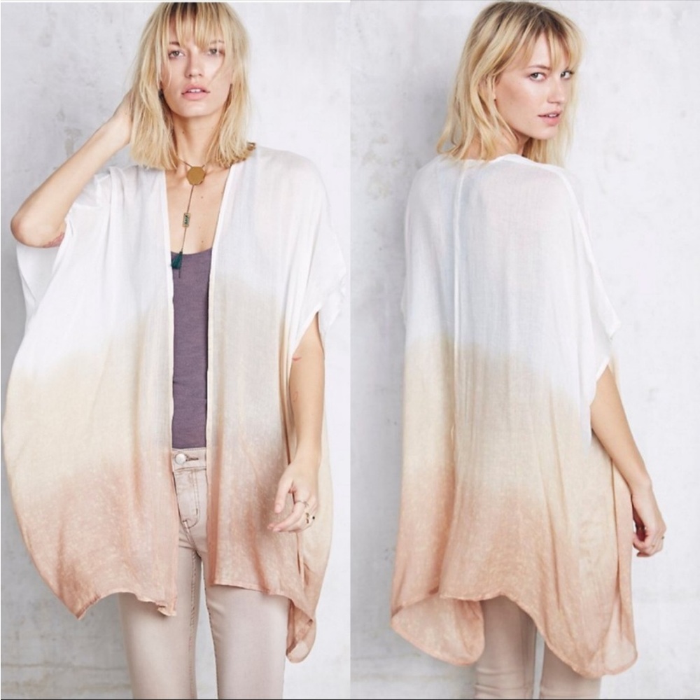 Free People Salt Spray Ombré Kimono